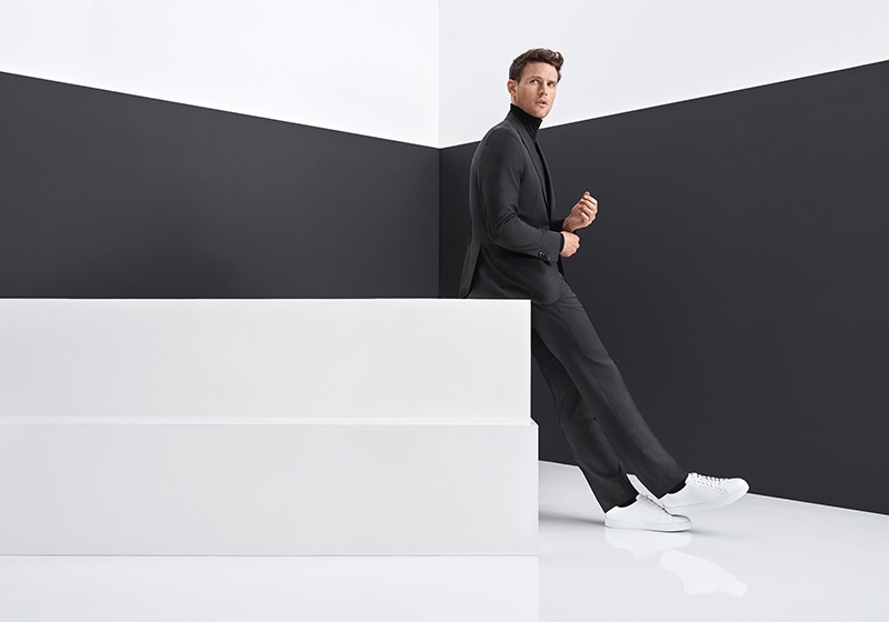 Front and center, Guy Robinson dons a Digel mix-and-match suit. » Guy Robinson Cleans Up in Digel Mix & Match Suiting Front and center, Guy Robinson dons a Digel mix-and-match suit.