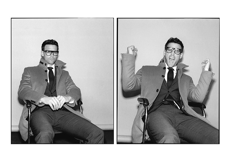 Cheekily posing for the camera, Guy Robinson showcases tailored fashions from Digel's Giorni range. » Guy Robinson Cleans Up in Digel Mix & Match Suiting Cheekily posing for the camera, Guy Robinson showcases tailored fashions from Digel's Giorni range.