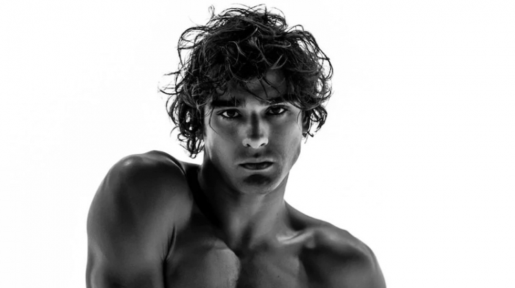 Marlon Teixeira fronts Dsquared2's denim campaign.