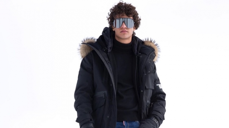 Francisco Henriques Hits the Slopes with Dsquared2 Ski