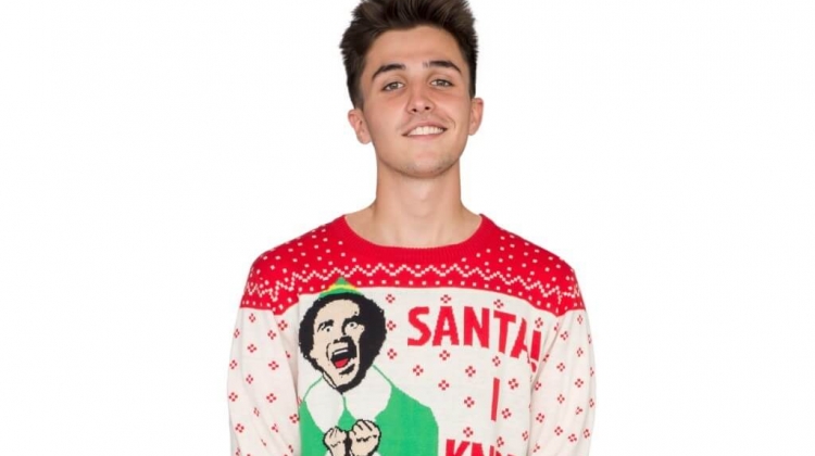 Elf Buddy "Santa I Know Him" Ugly Christmas Sweater