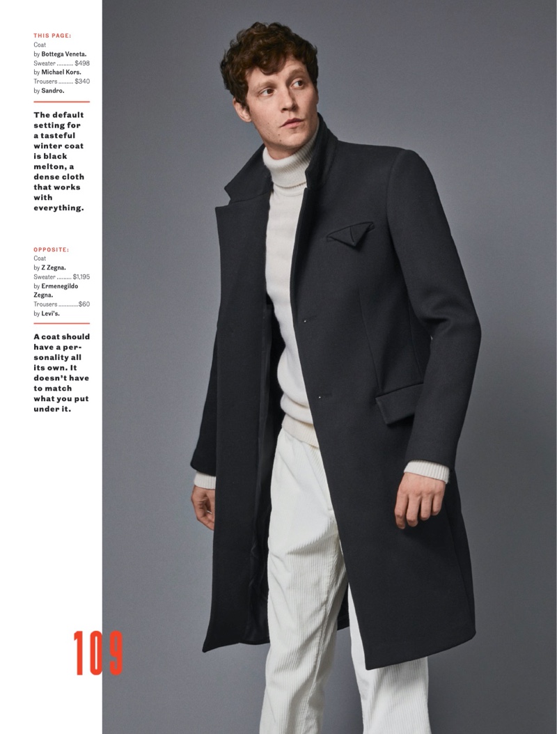 Matthew & Jubril Don Knits & Coats for Esquire