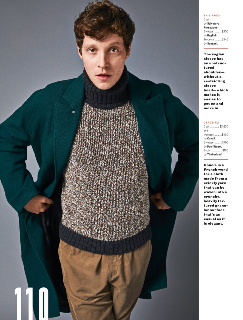 Matthew & Jubril Don Knits & Coats for Esquire