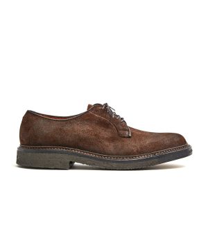 Exclusive Alden + Todd Snyder Plain Toe Blucher in Reverse Tobacco Chamois Exclusive Alden + Todd Snyder Plain Toe Blucher in Reverse Tobacco Chamois