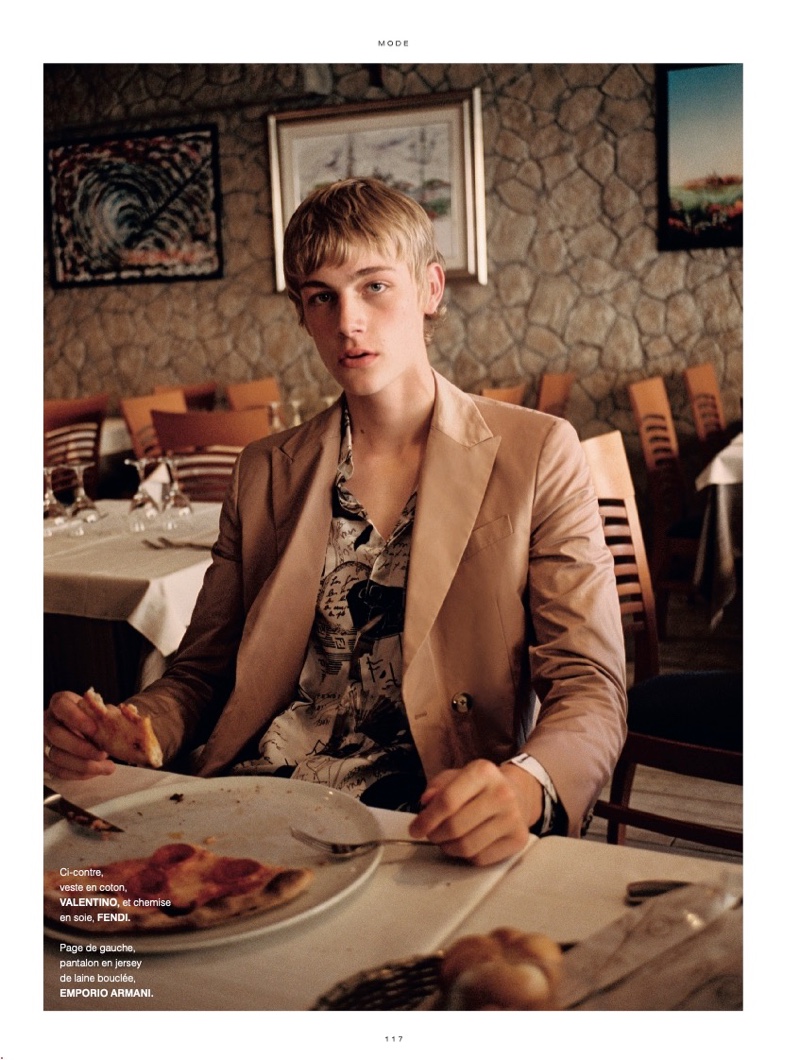 Felix Archer 2019 L'Officiel Hommes Paris Editorial