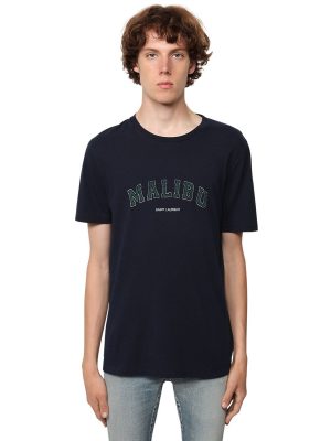 Logo Malibu Print Cotton Jersey T-shirt Logo Malibu Print Cotton Jersey T-shirt