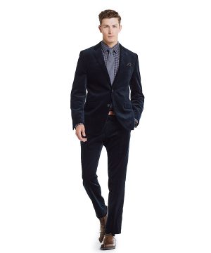 Made in USA Black Label Wide Wale Cord Suit Jacket in Navy Made in USA Black Label Wide Wale Cord Suit Jacket in Navy