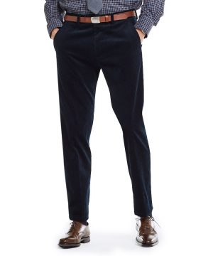 Made in USA Black Label Wide Wale Cord Suit Trouser in Navy Made in USA Black Label Wide Wale Cord Suit Trouser in Navy
