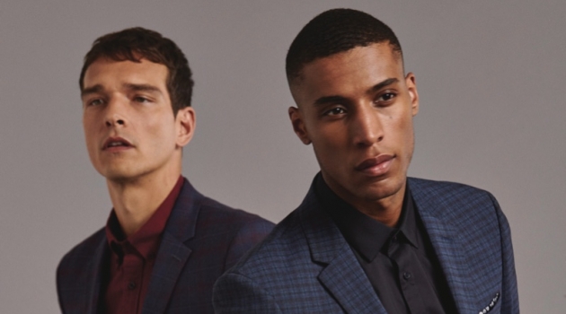 Alexandre, Joshua & Oliver Model Marks & Spencer Fall '19 Collection Models Alexandre Cunha and Joshua Payne don fall-winter 2019 suiting from Marks & Spencer.