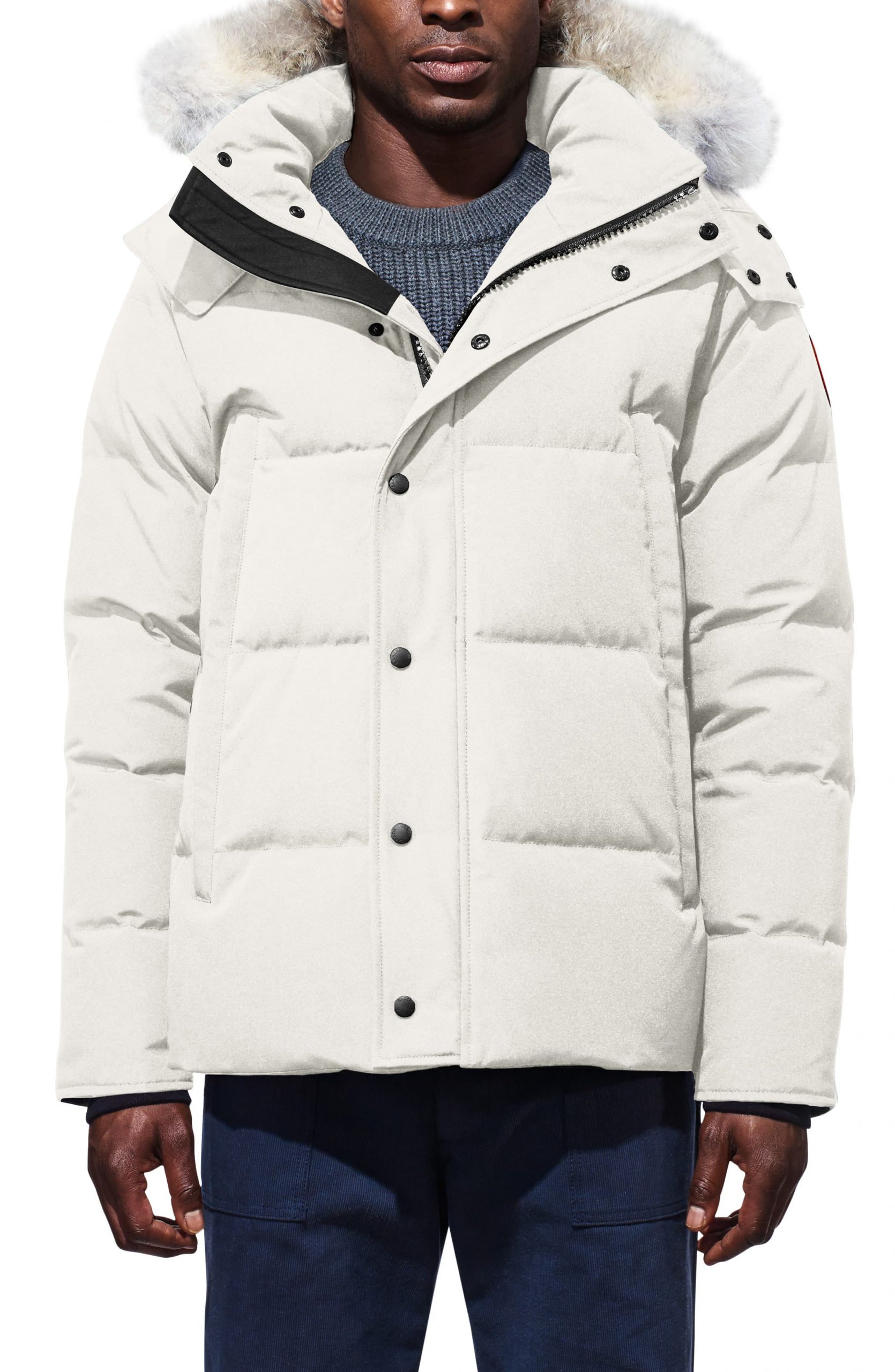 canada goose coyote fur jacket