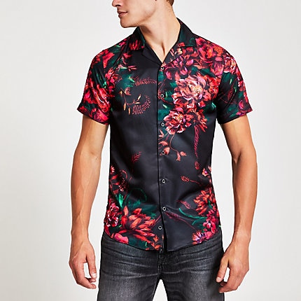 Mens Criminal Damage floral regular fit shirt | The Fashionisto