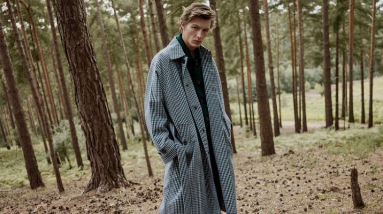 Finnlay Davis Dons Chic Coats & Jackets for Mr Porter