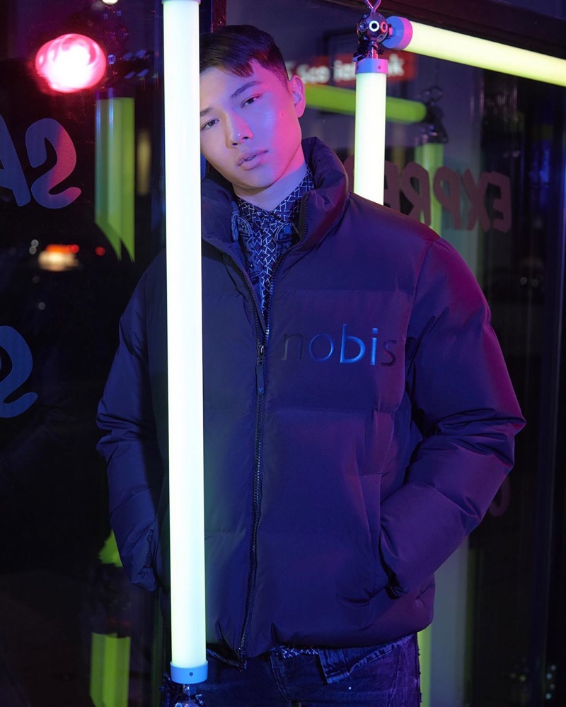 Sean Kemp dons Nobis' limited-edition puffer jacket for Black Friday.