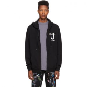 Off-White Black Undercover Edition Skeleton RVRS Arrows Zip Hoodie Off-White Black Undercover Edition Skeleton RVRS Arrows Zip Hoodie