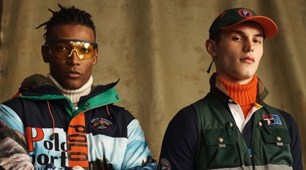 Kit & David Embrace Outdoors Style with POLO Sport Collection Models David De Jesus and Kit Butler come together in looks from the POLO Sport Ralph Lauren collection.