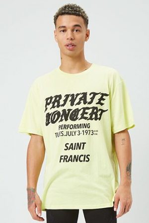 Private Concert Graphic Tee at Forever 21 , Yellow/black Private Concert Graphic Tee at Forever 21 , Yellow/black