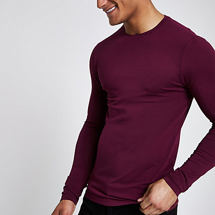 river island muscle fit t shirt
