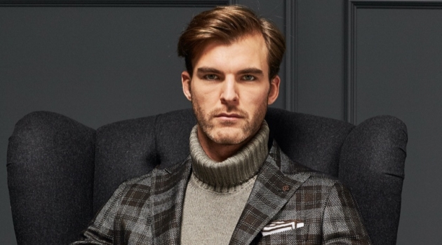 Patrick Kafka Dons Classic Style in Tagliatore Fall '19 Collection Patrick Kafka Dons Classic Style in Tagliatore Fall '19 Collection