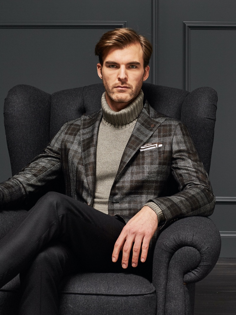 Tagliatore fall winter 2019 mens collection lookbook 005