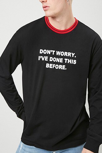 black red graphic tee