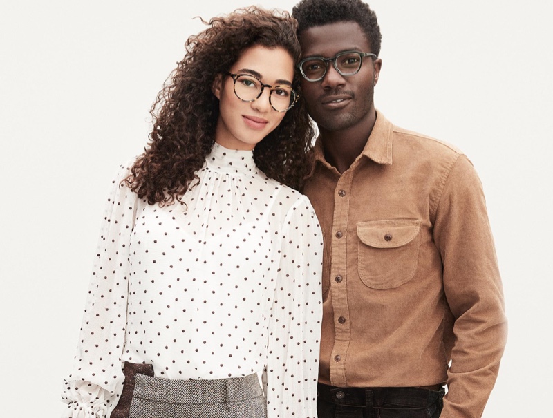 Warby Parker showcases its Calder and Briggs eyewear styles.