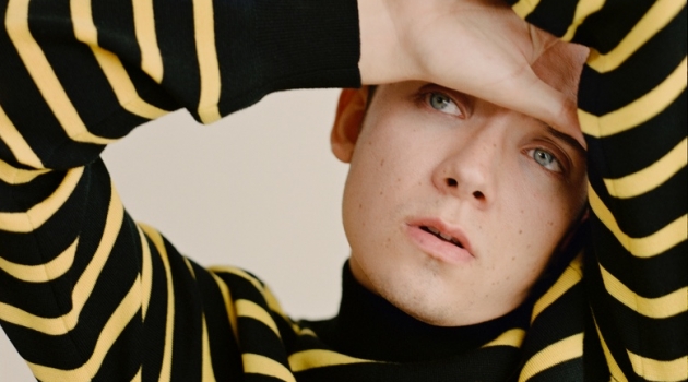 Asa Butterfield Covers The Laterals, Discusses 'Greed' Donning a striped sweater by Stella McCartney, Asa Butterfield stars in a shoot for The Laterals.