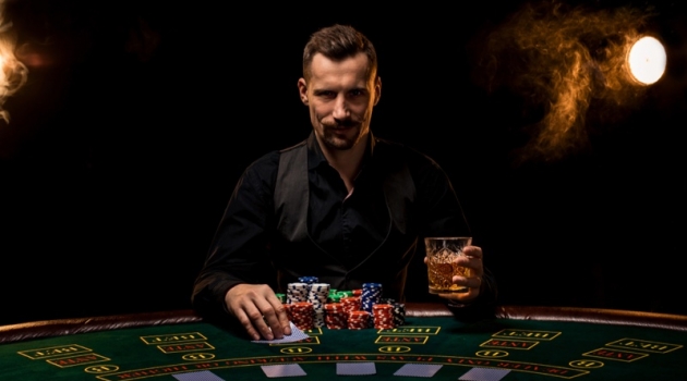 How To Conquer The Casino Attractive Man Black Vest Shirt Poker