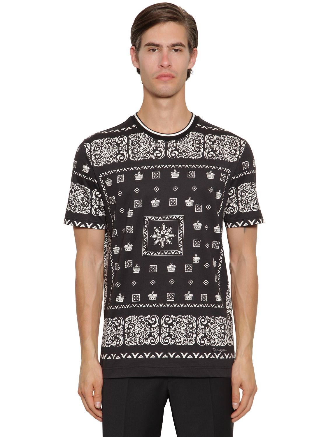 bandana print t shirt