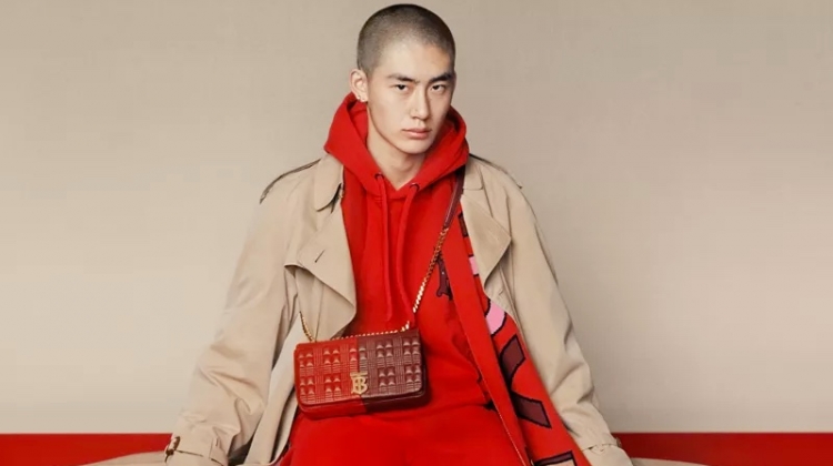 Liang Jiyuan stars in Burberry's 2020 Chinese New Year's campaign.