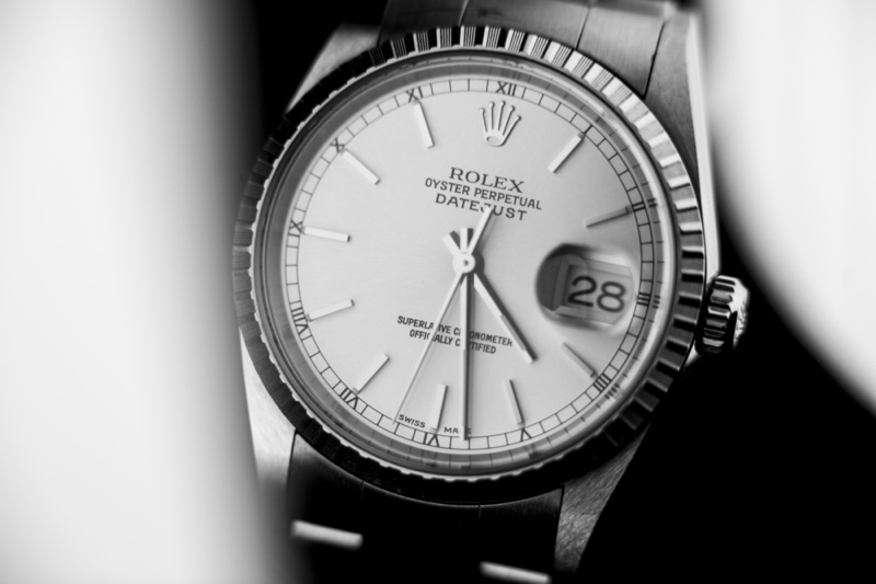 Closeup of Rolex Watch