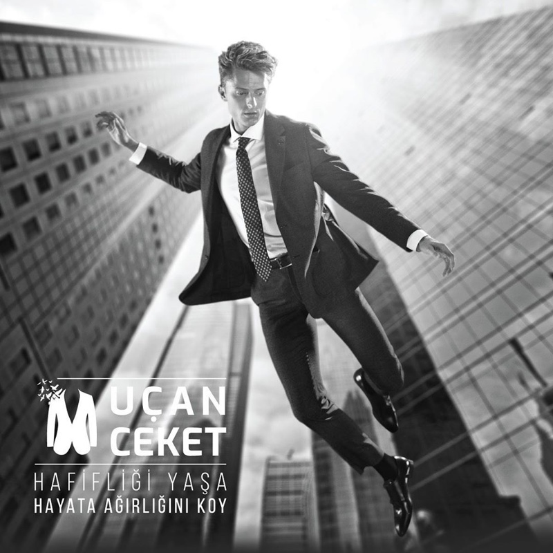 Max Rendell stars in Damat Tween's Flying Jacket campaign.