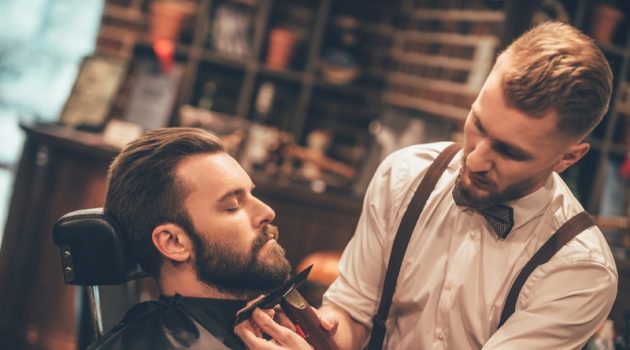 What All Great Hair Salons In Colorado Springs Have In Common Dark Hair Man Barber Beard Trim