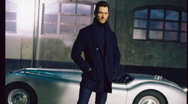 David Gandy Makes a 'Smart Statement' in Massimo Dutti Front and center, David Gandy dons Massimo Dutti menswear.