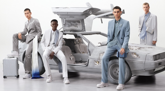 Ludwig, Kohei + More Appreciate the Past & Future for Dior Men Spring '20 Campaign Models Kohei Takabatake, Serigne Lam, Ludwig Wilsdorff, and Braien Vaiksaar front Dior Men's spring-summer 2020 campaign.
