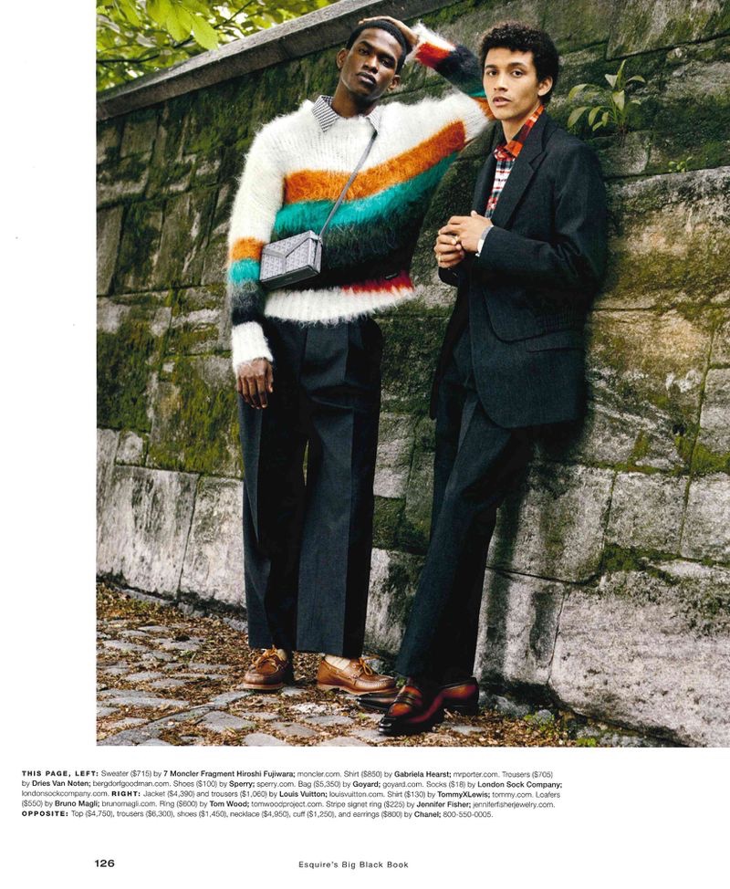 Jackson & Salomon Model Chic Street Style for Esquire Big Black Book