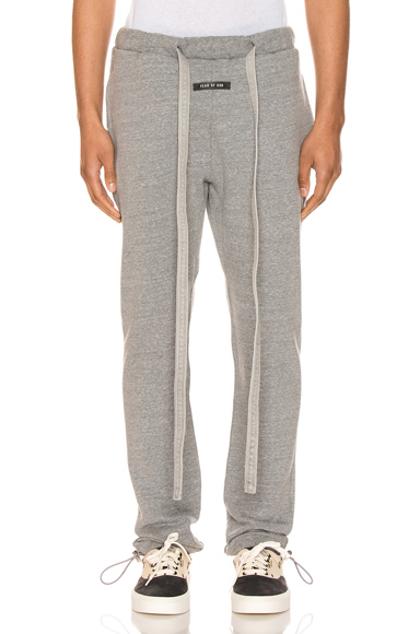 fear of god essentials sweatpants grey