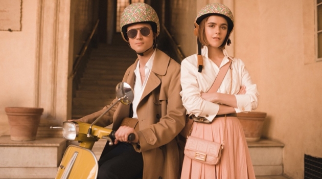 Christian Coppola & Kiernan Shipka Explore Rome in Fendi Baguette Friends Forever Campaign Christian Coppola and Kiernan Shipka star in Fendi's Baguette Friends Forever campaign.