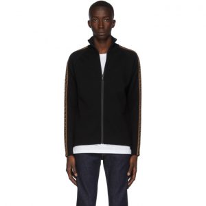 Fendi Black Forever Fendi Zip-Up Sweater Fendi Black Forever Fendi Zip-Up Sweater