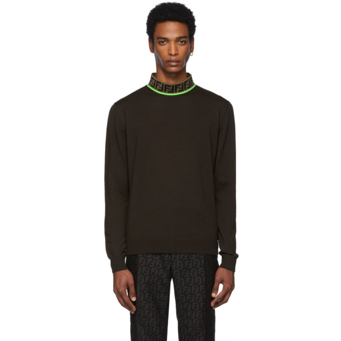 fendi sweater brown