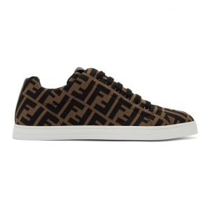 Fendi Brown and Black Forever Fendi Sneakers Fendi Brown and Black Forever Fendi Sneakers