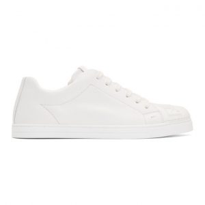 Fendi White Forever Fendi Toe Cap Sneakers Fendi White Forever Fendi Toe Cap Sneakers