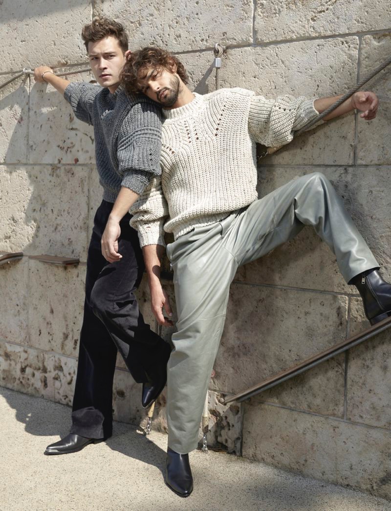 Francisco Lachowski Marlon Teixeira 2019 LOfficiel Hommes Italia 004