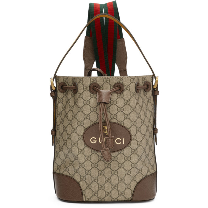 gucci beige backpack