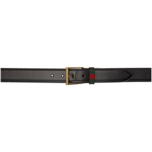 Gucci Black Classic Web Belt Gucci Black Classic Web Belt