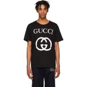 Gucci Black GG Logo T-Shirt Gucci Black GG Logo T-Shirt