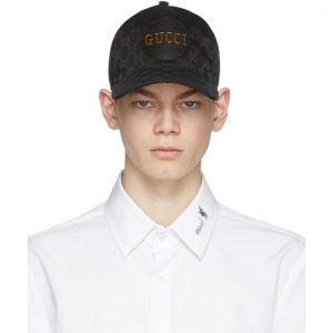 Gucci Black GG Supreme Cap Gucci Black GG Supreme Cap