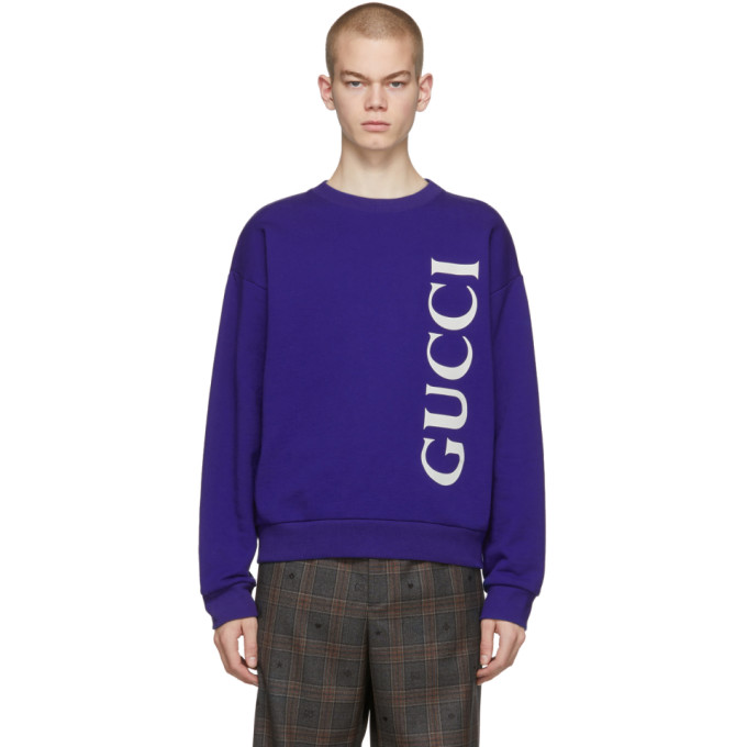 gucci blue sweatshirt