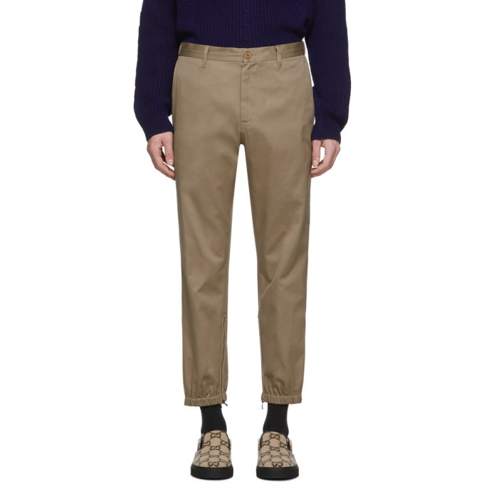 gucci pants with stripe