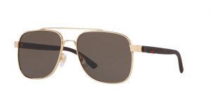Gucci Man Gg0422s - Frame color: Gold, Lens color: Brown, Size 60-17/140 Gucci Man Gg0422s - Frame color: Gold, Lens color: Brown, Size 60-17/140