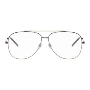 Gucci Silver Metal Round Glasses Gucci Silver Metal Round Glasses